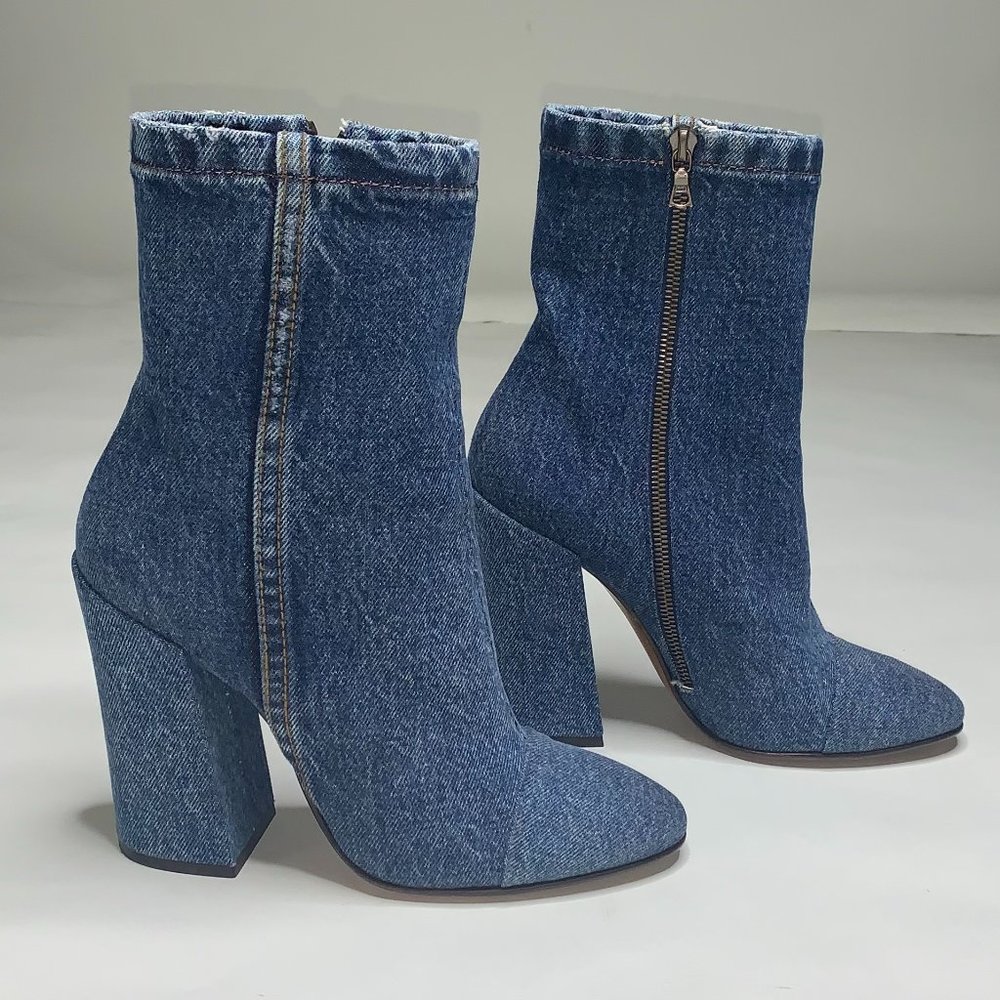 Dries Van Noten jeans ankle boots